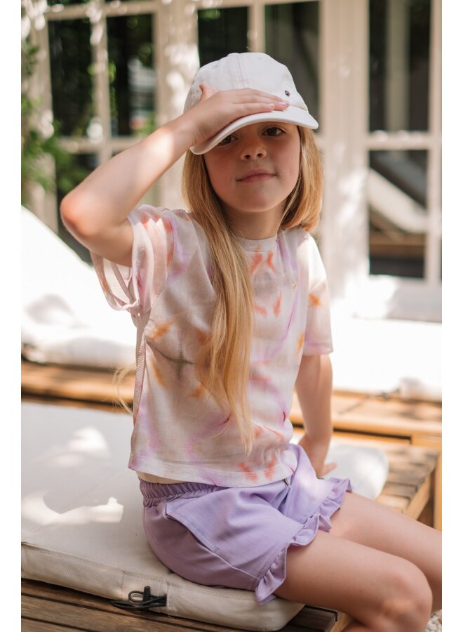 Evelijn Flo girls mesh tee F602-5402 | Multi (999)