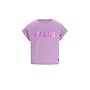 Djezz Flo girls sweat tee with elatic in hem F602-5416 | Lilac (600)