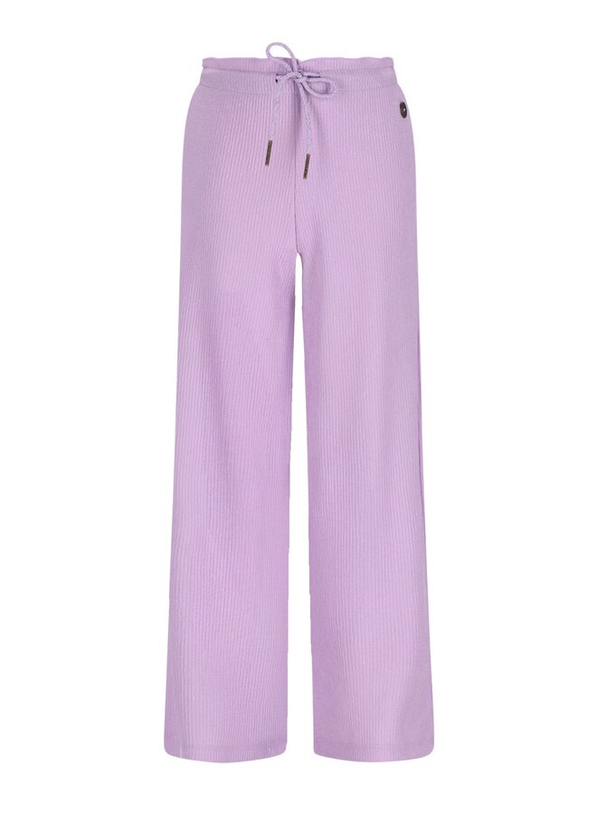 Fenna Flo girls satin plissé pants F602-5610 | Lilac (600)