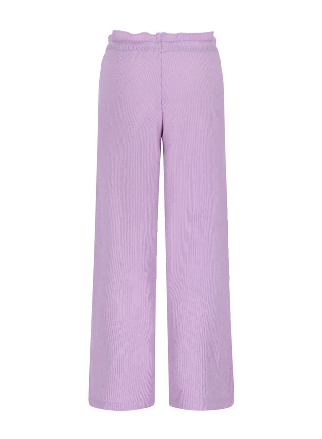 Fenna Flo girls satin plissé pants F602-5610 | Lilac (600)