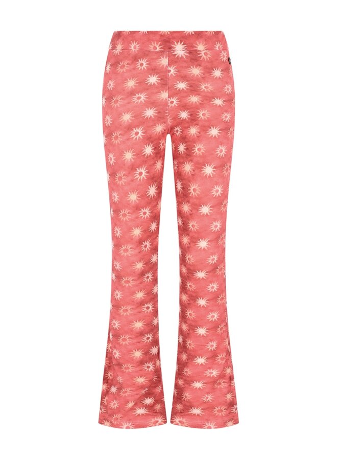 Floor Flo girls AOP flared pants F602-5611 | Sunray (431)