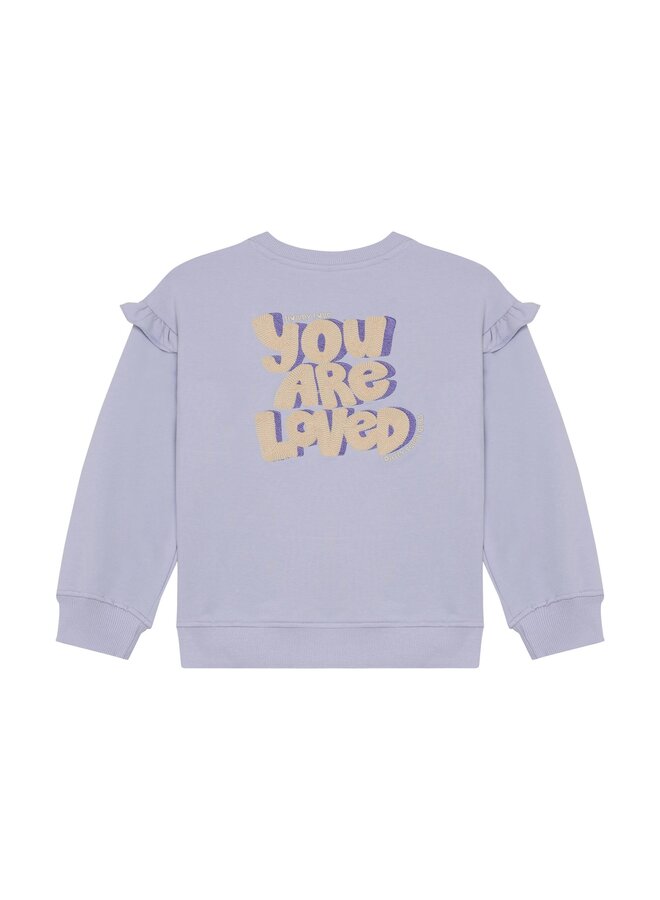 Sweater Ruffle Sleeve 930335 | Blue (7908) S26