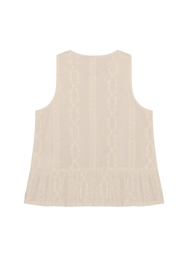 Ruffle Singlet 930414 | Sand (2020) S26