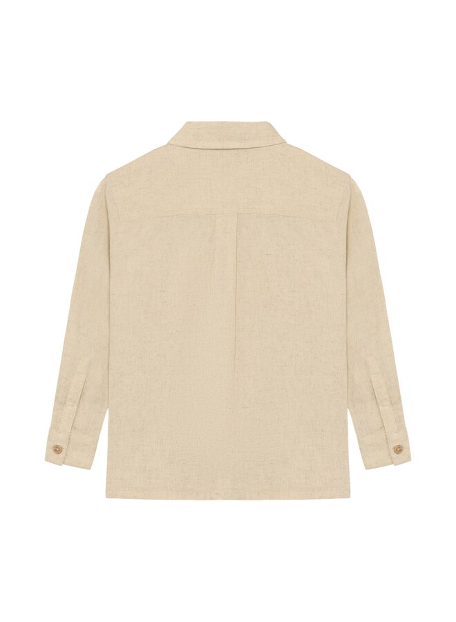 Shirt Longsleeve Linen 920360 | Sand (2020) S26