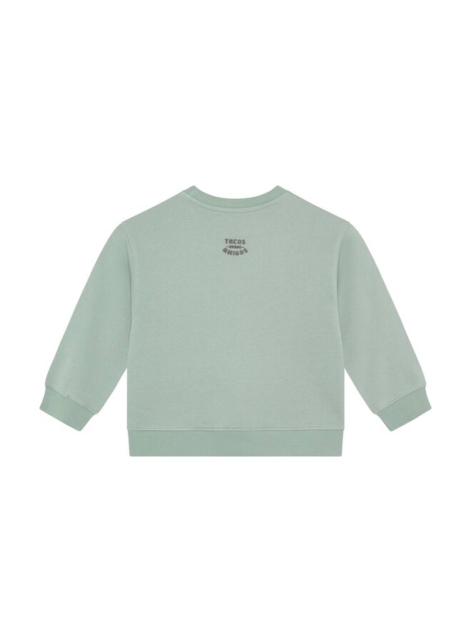 Oversized Sweater Print 920338 | Green (9165) S26