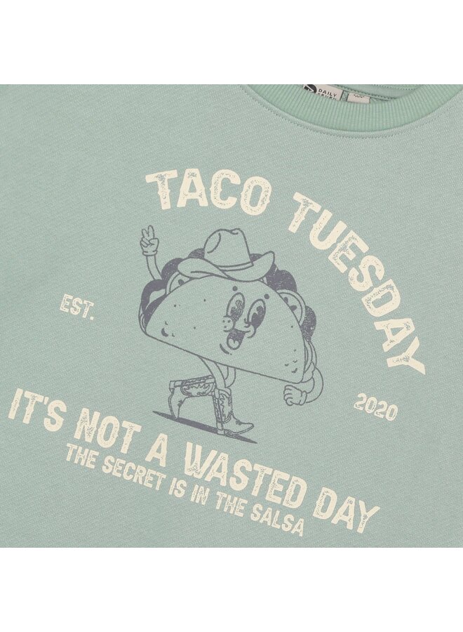 Oversized Sweater Print 920338 | Green (9165) S26