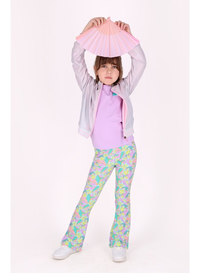 B.Nosy girls flared pants Pepper Y602-5620 | Pastel Tropics (926)
