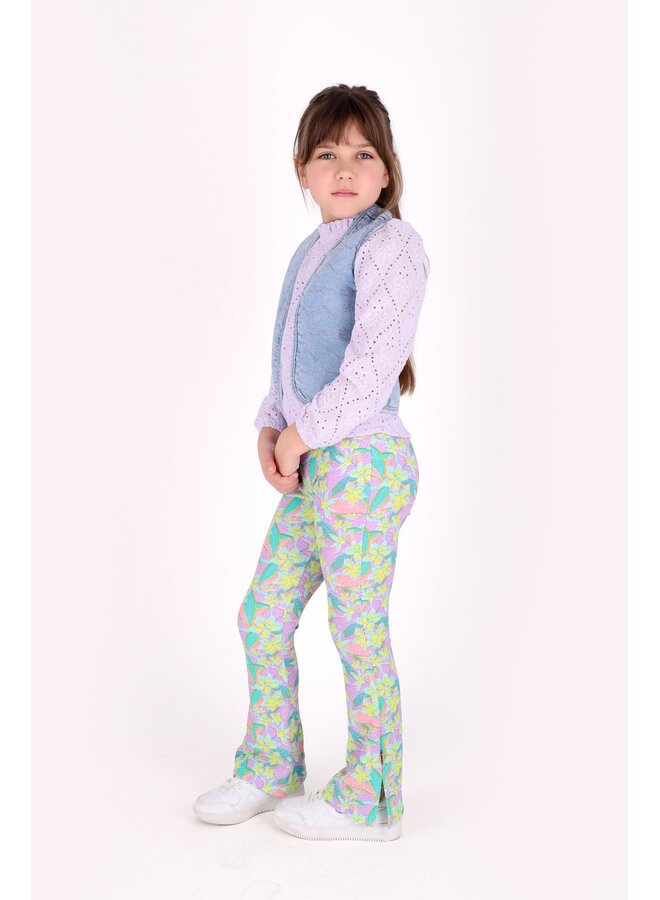 B.Nosy girls flared pants Pepper Y602-5620 | Pastel Tropics (926)