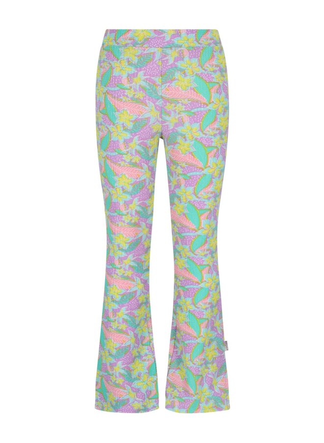 B.Nosy girls flared pants Pepper Y602-5620 | Pastel Tropics (926)