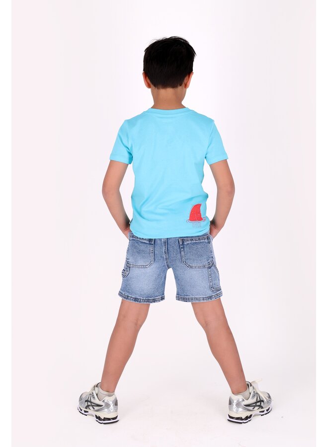 B.Nosy boys T-shirt Timmy Y602-6405 | Blue Curacao (108)