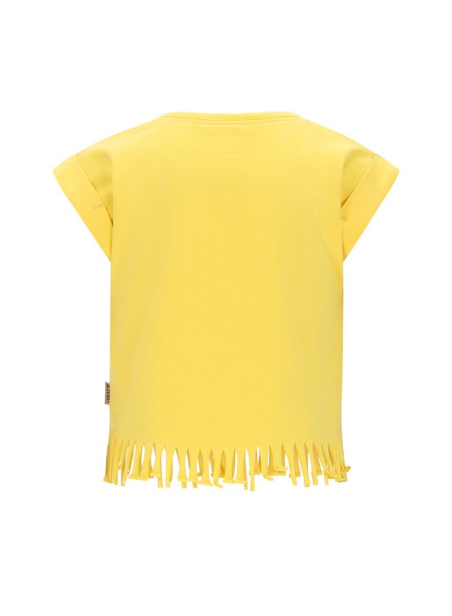 B.Nosy girls T-shirt fringe Tikki Y602-5435 | Aspen Gold (570)