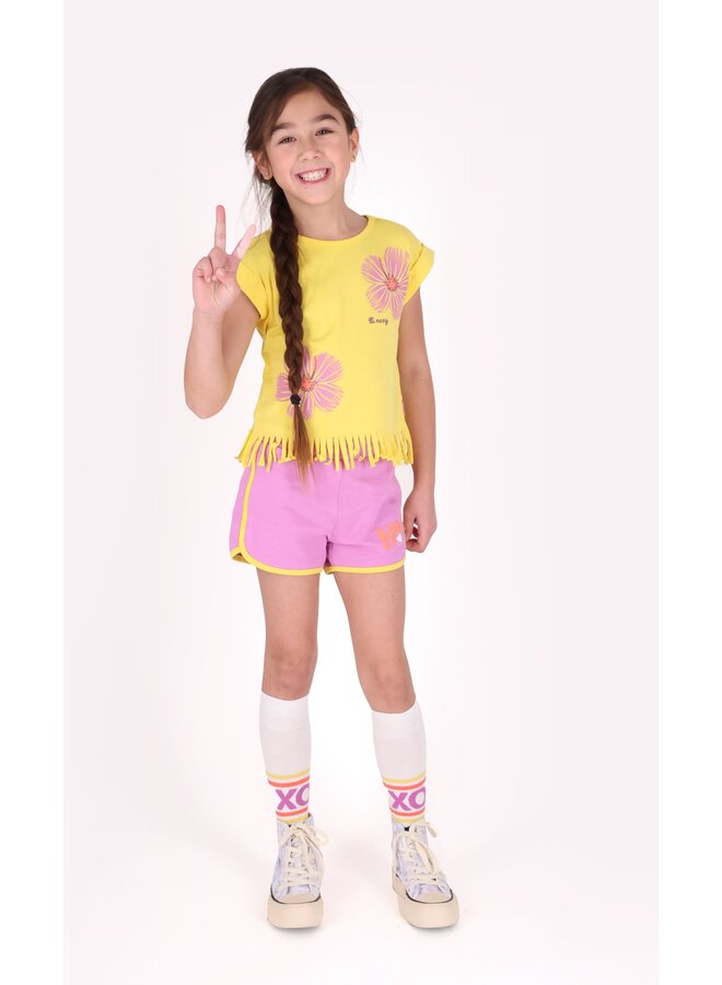 B.Nosy girls T-shirt fringe Tikki Y602-5435 | Aspen Gold (570)