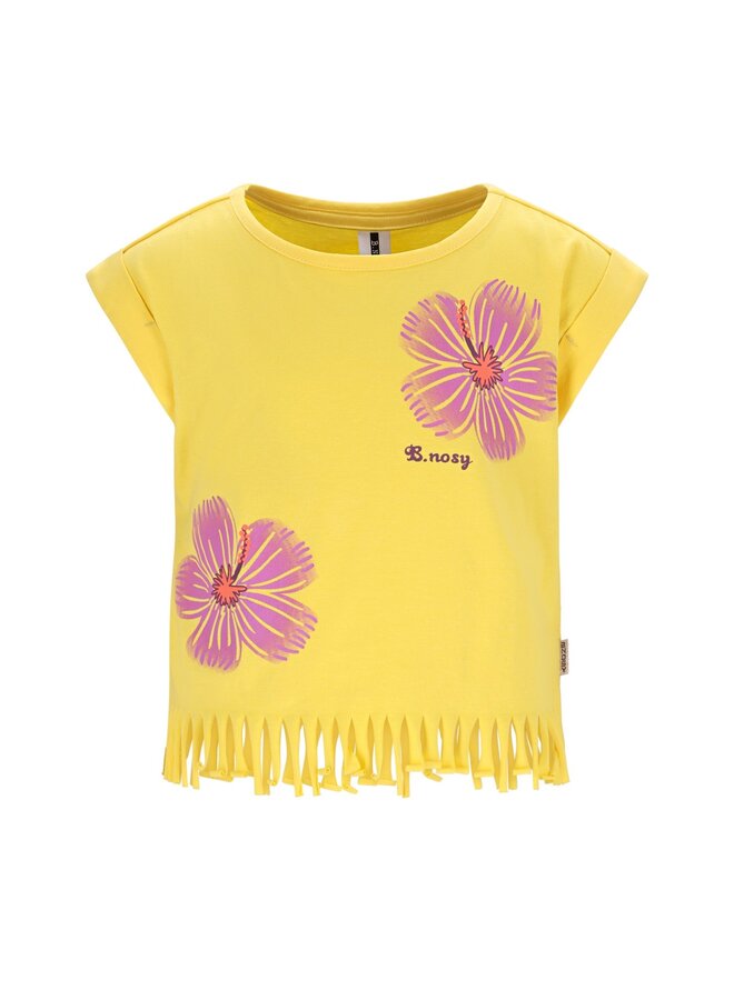 B.Nosy girls T-shirt fringe Tikki Y602-5435 | Aspen Gold (570)