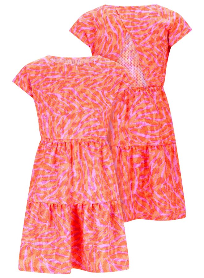 B.Nosy girls dress Darla Y602-5847 | Summer Zebra (915)
