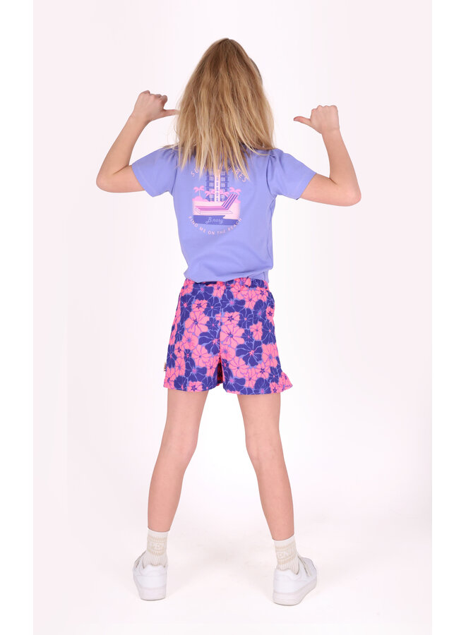 B.Nosy girls T-shirt Tammy Y603-5409 | Deep Periwinkle (174)