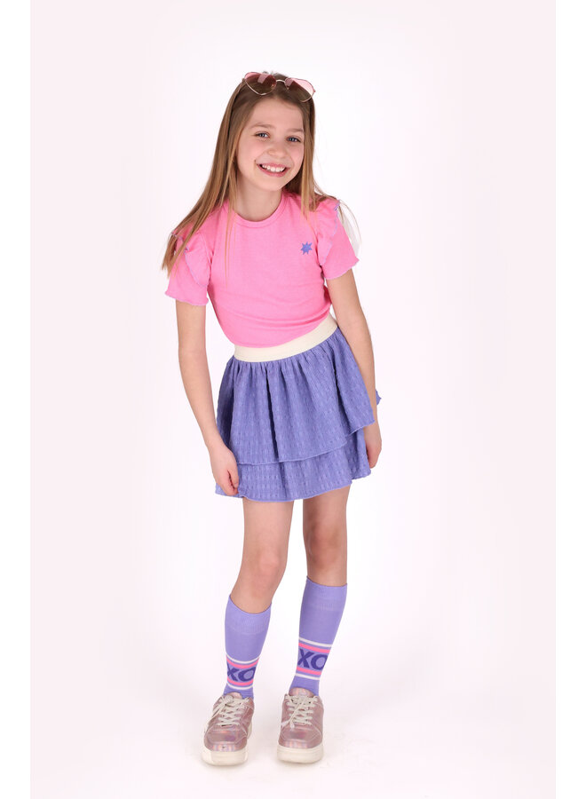 B.Nosy girls Top Tessa Y603-5431 | Fluor Pink (217)