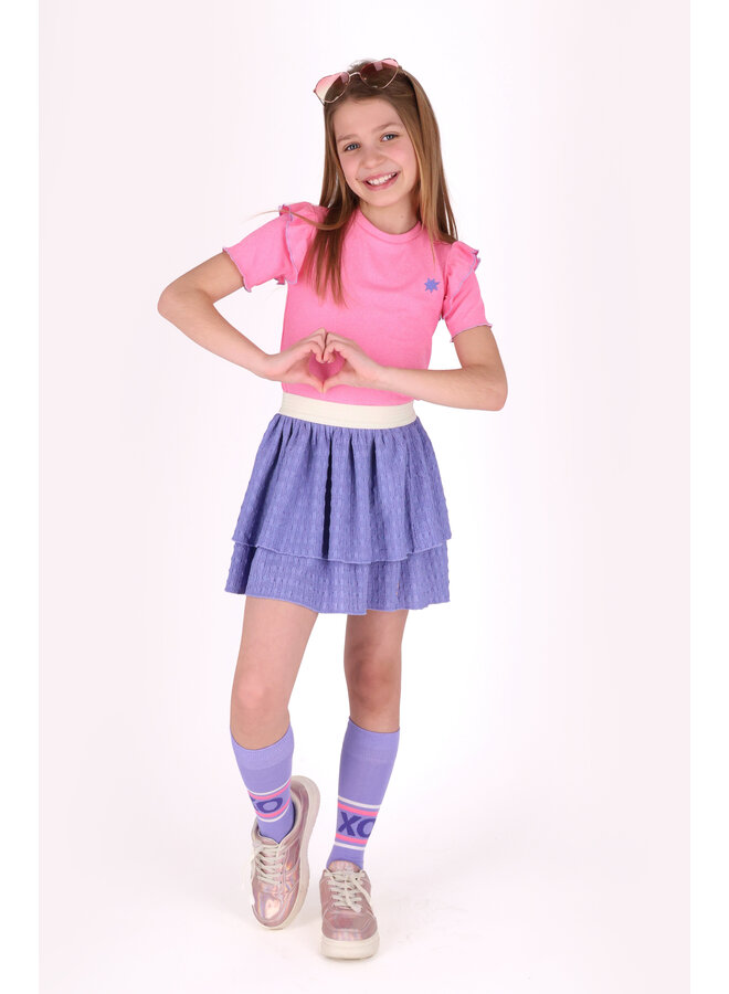 B.Nosy girls Top Tessa Y603-5431 | Fluor Pink (217)