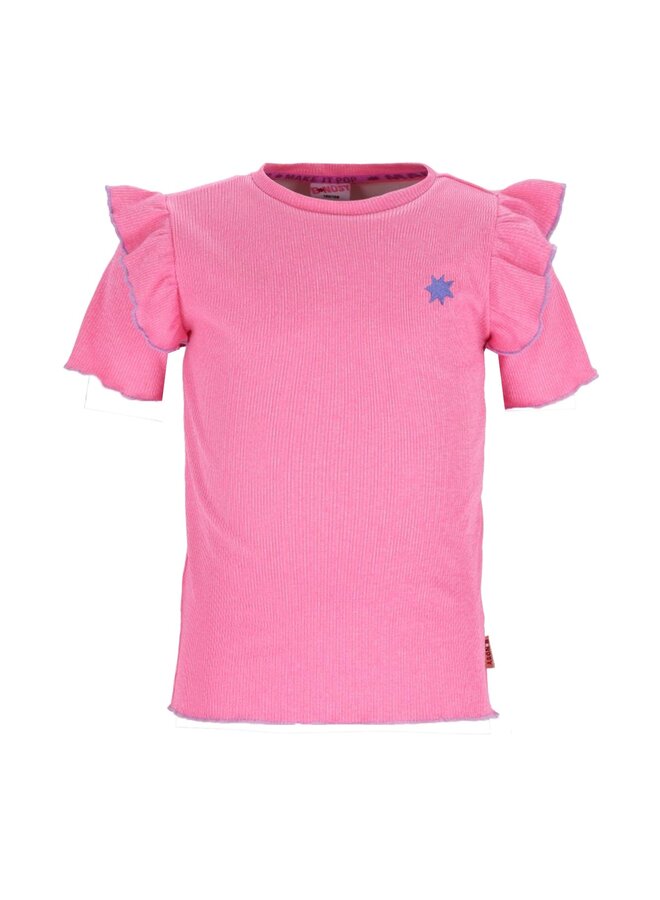 B.Nosy girls Top Tessa Y603-5431 | Fluor Pink (217)