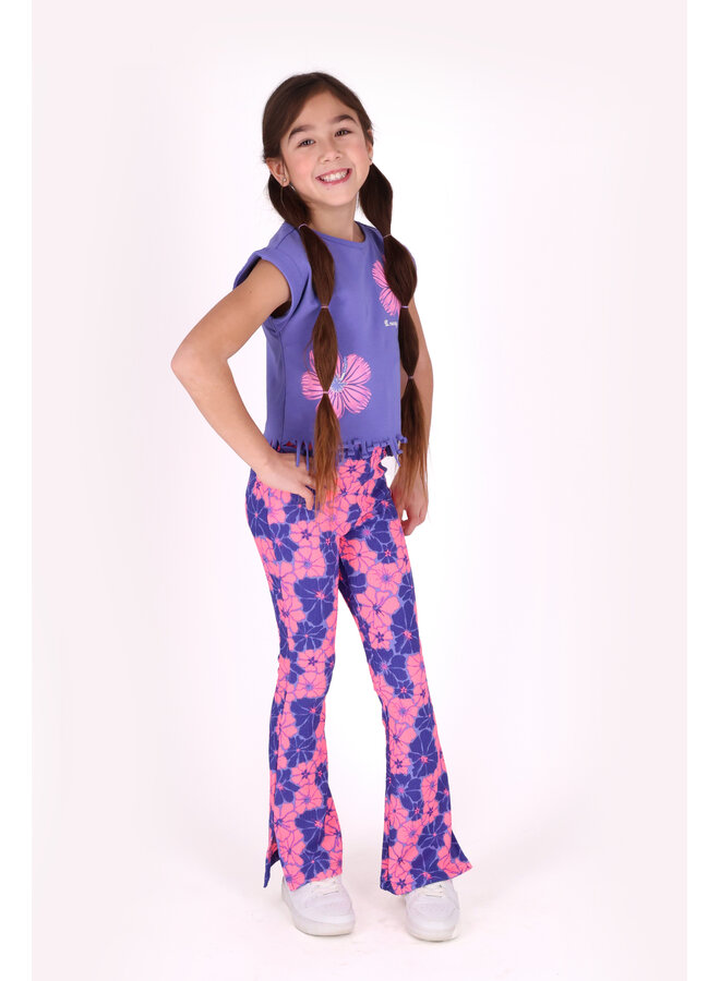 B.Nosy girls flared pants Pepper Y603-5620 | Cheery Flower (911)
