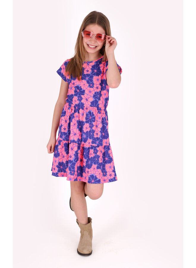B.Nosy girls dress Darla Y603-5847 | Cheery Flower (911)