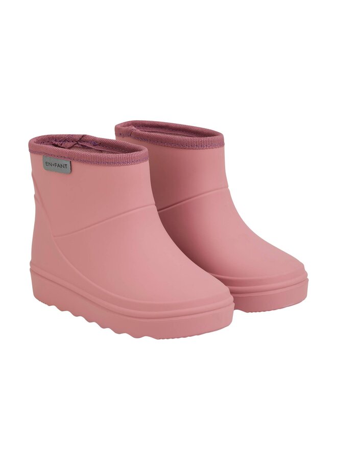 Rain Boots Short Solid | Old Rose (559)