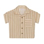 Shirt SS stripe 6430110 | Brown (2208) SS26