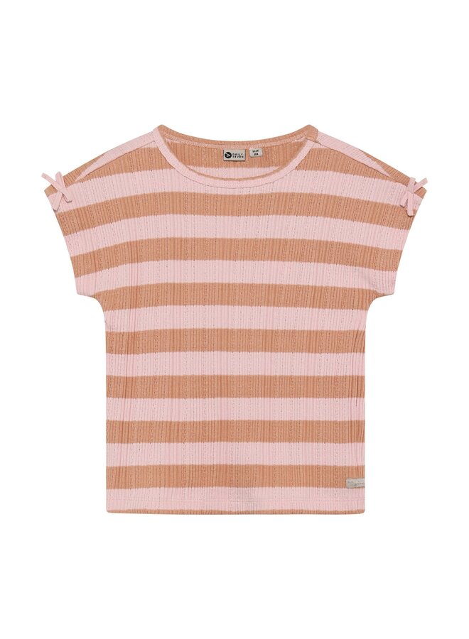 T-shirt Fancy Stripe 930409 | Rose (5507) S26