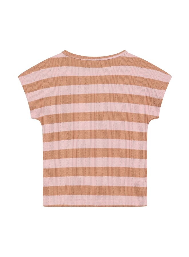 T-shirt Fancy Stripe 930409 | Rose (5507) S26
