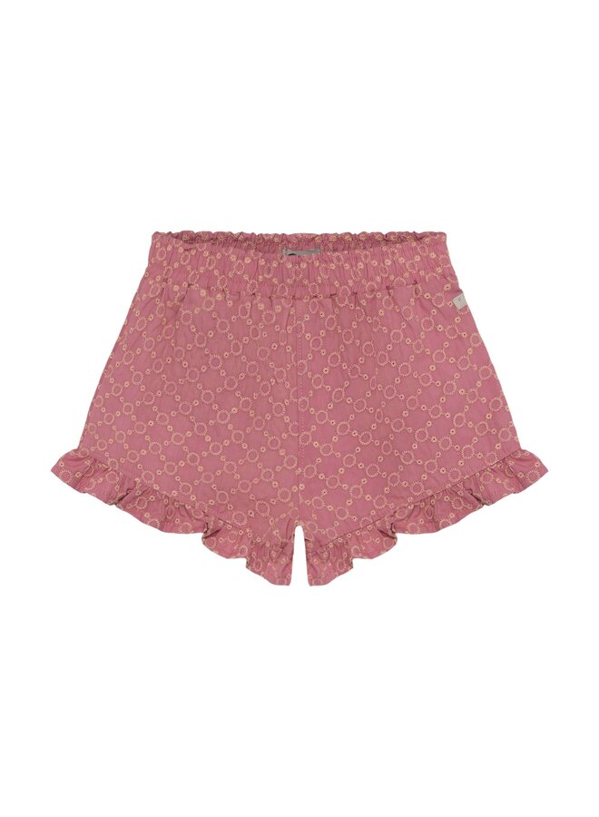 Ruffle Shorts Broderie 930437 | Rose (5608) S26