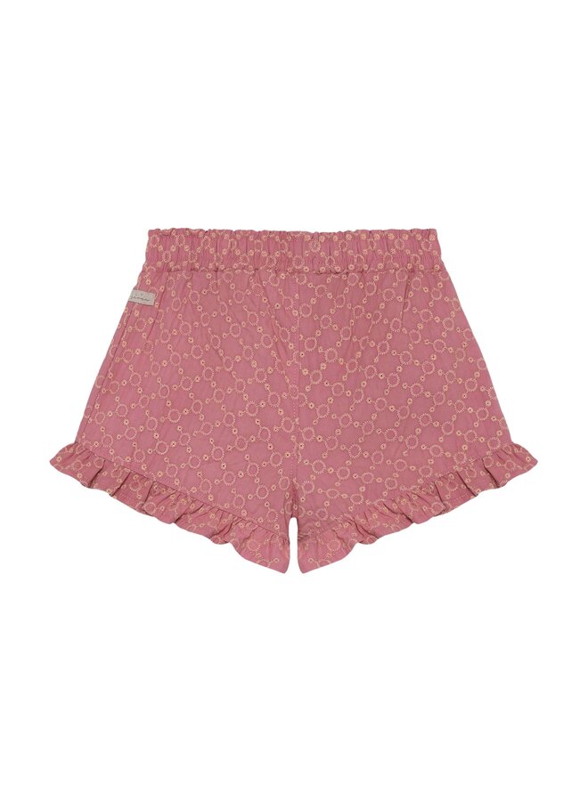 Ruffle Shorts Broderie 930437 | Rose (5608) S26