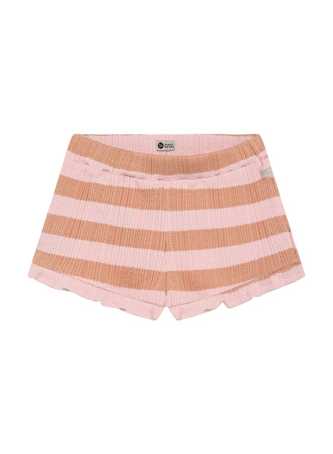 Ruffle Shorts Fancy Stripe 930439 | Rose (5507) S26