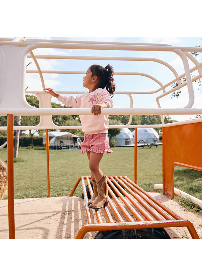 Ruffle Shorts Broderie 930437 | Rose (5608) S26