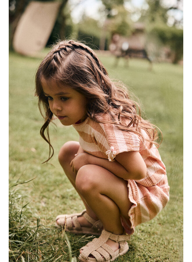 Ruffle Shorts Fancy Stripe 930439 | Rose (5507) S26