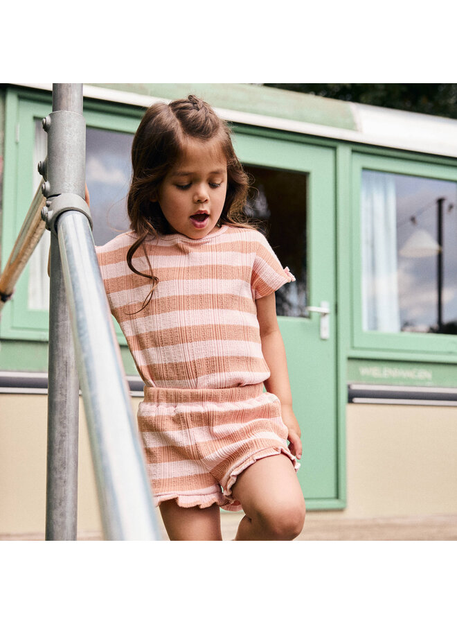 T-shirt Fancy Stripe 930409 | Rose (5507) S26