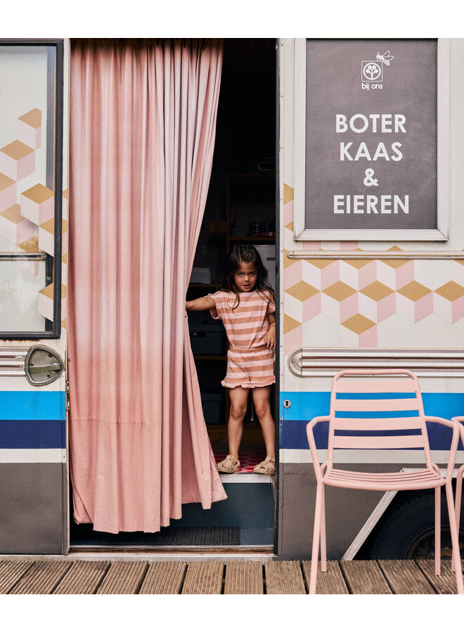 T-shirt Fancy Stripe 930409 | Rose (5507) S26