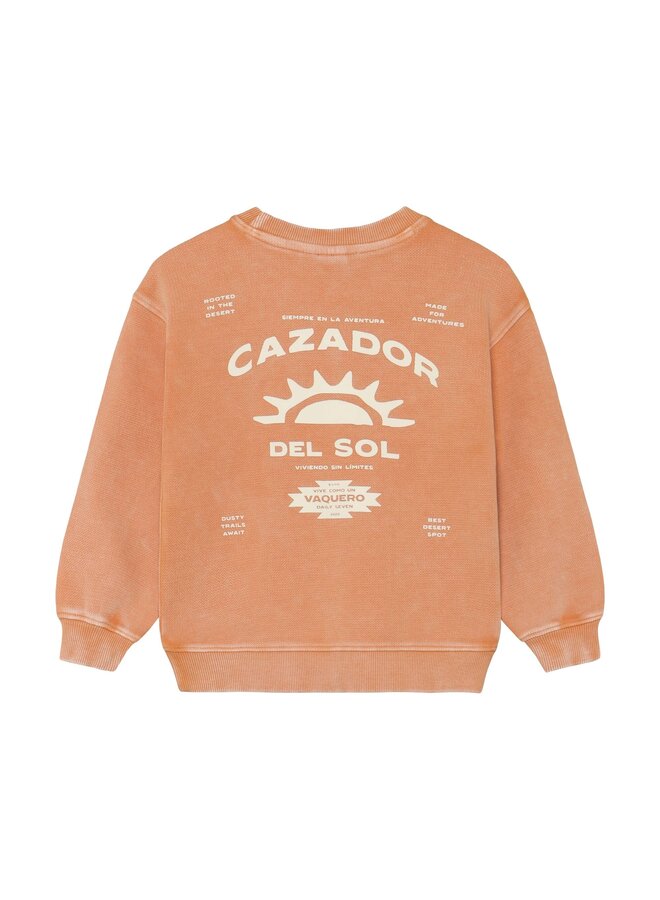 Oversized Sweater Backprint 920336 | Brown (3328) S26