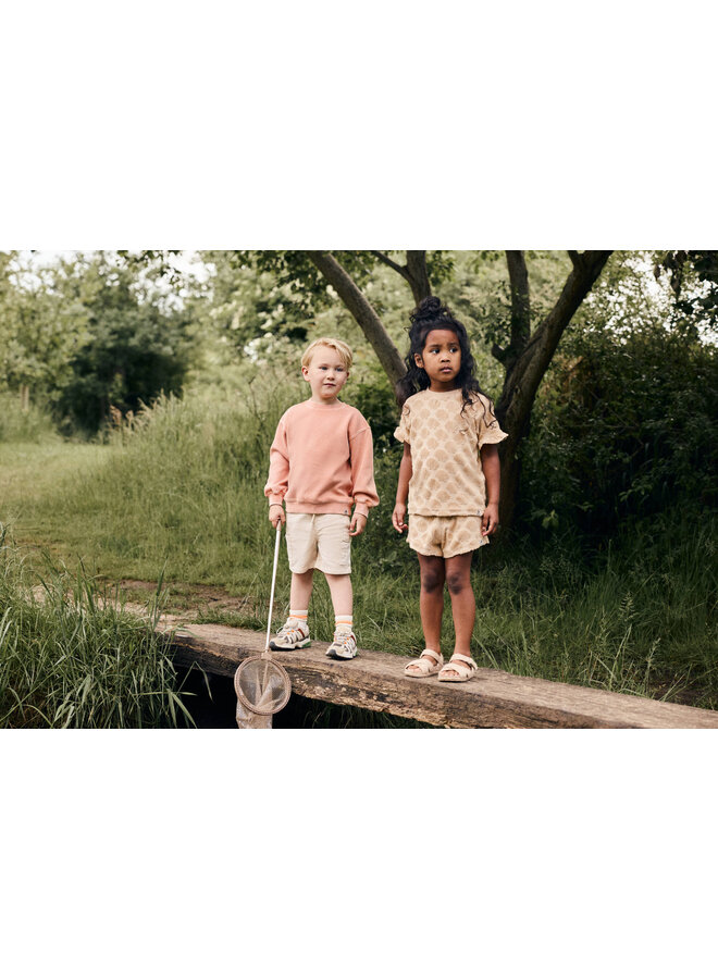 Oversized Sweater Backprint 920336 | Brown (3328) S26