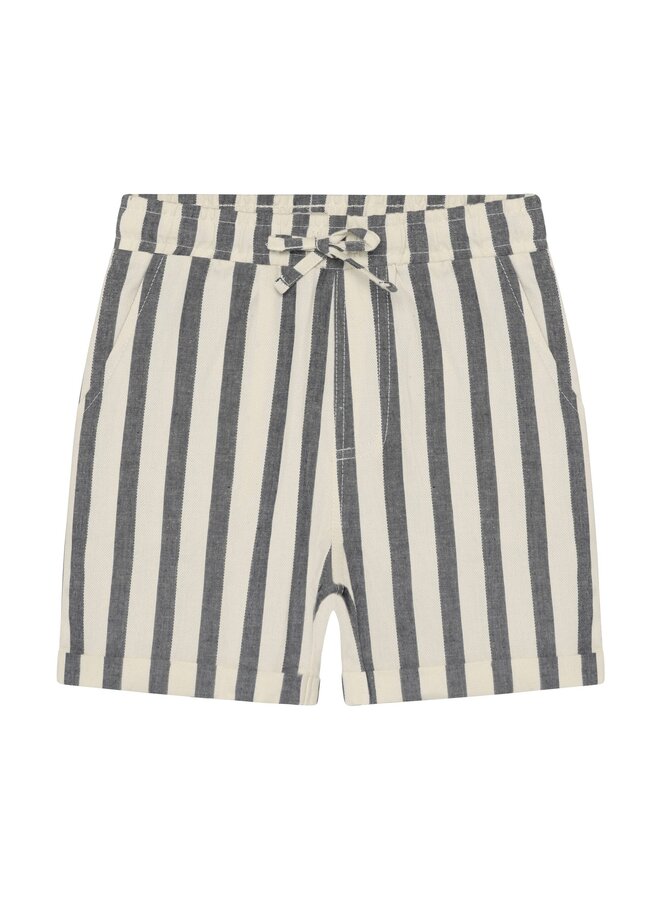 Cotton Stripe Shorts 920377 | Grey (1226) S26