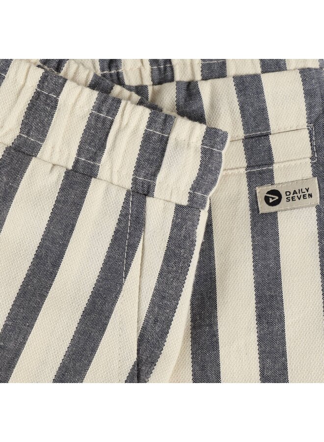 Cotton Stripe Shorts 920377 | Grey (1226) S26