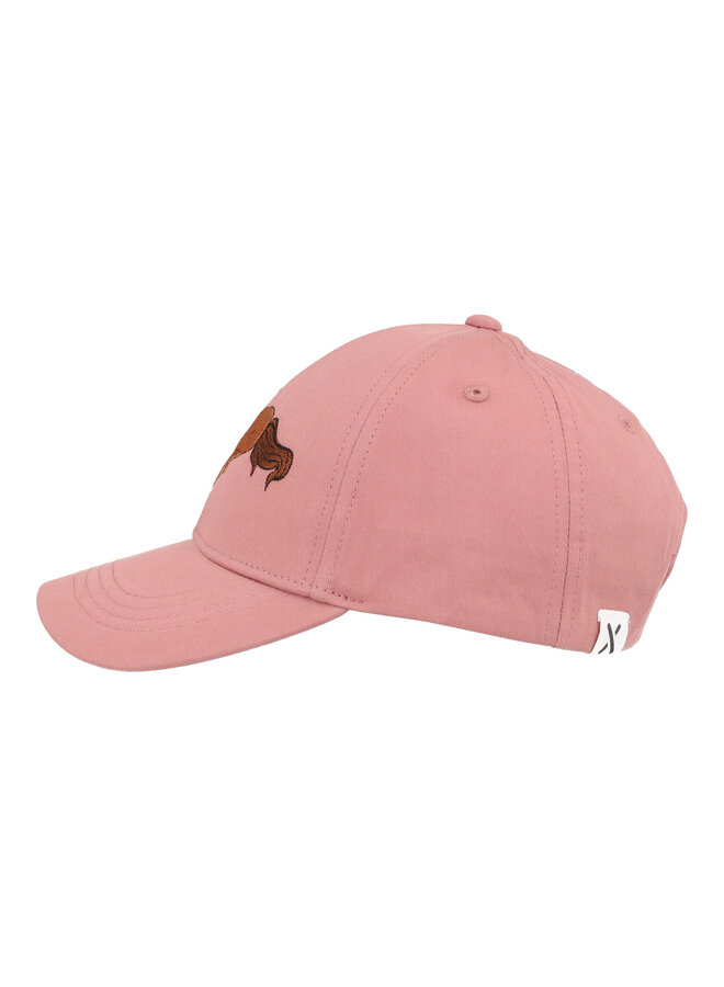 KIDS-cap, horse, embroidery 63503-174376 | ash rose (24)