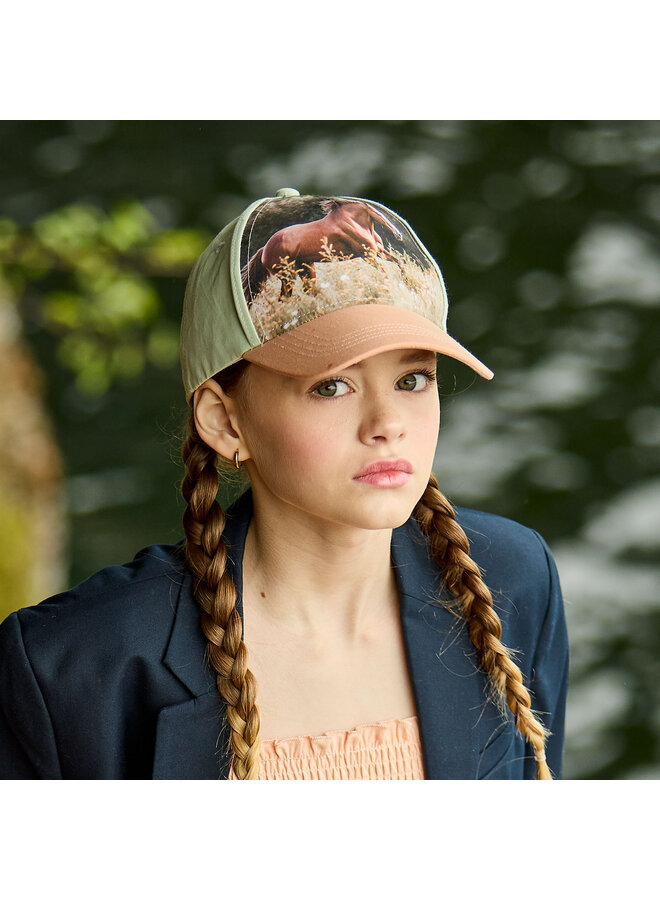 KIDS GIRL-cap "horses" 63503-169200 | hellmenthe (8)