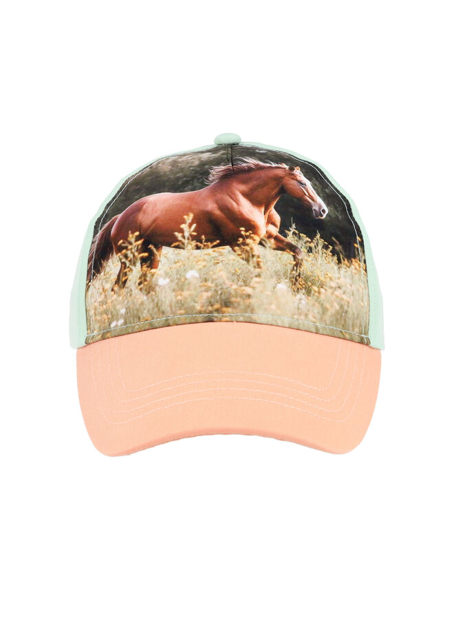 KIDS GIRL-cap "horses" 63503-169200 | hellmenthe (8)