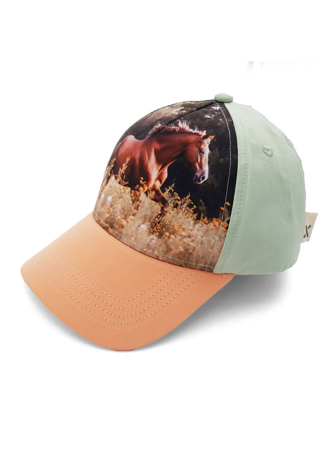 KIDS GIRL-cap "horses" 63503-169200 | hellmenthe (8)