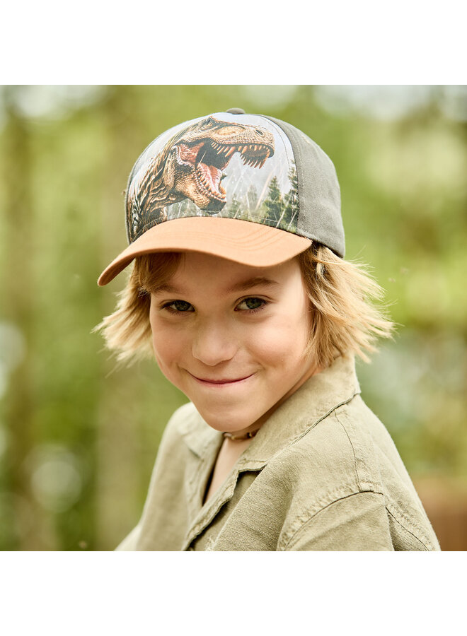 KIDS BOY-cap t-rex 63503-169300 | anthrazit (67)
