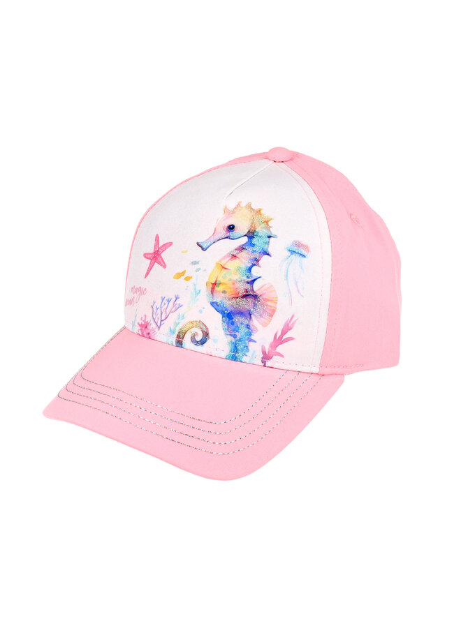KIDS GIRL-cap seahorse 63503-175900 | rosa/weiß (3001)