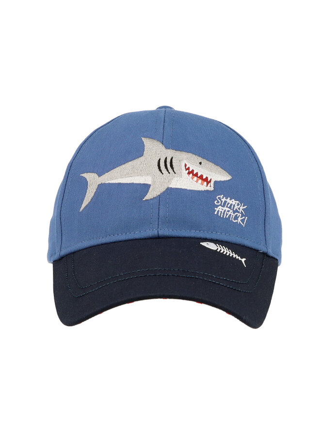 KIDS BOY-cap, "shark" 63503-149776 | denim (40)