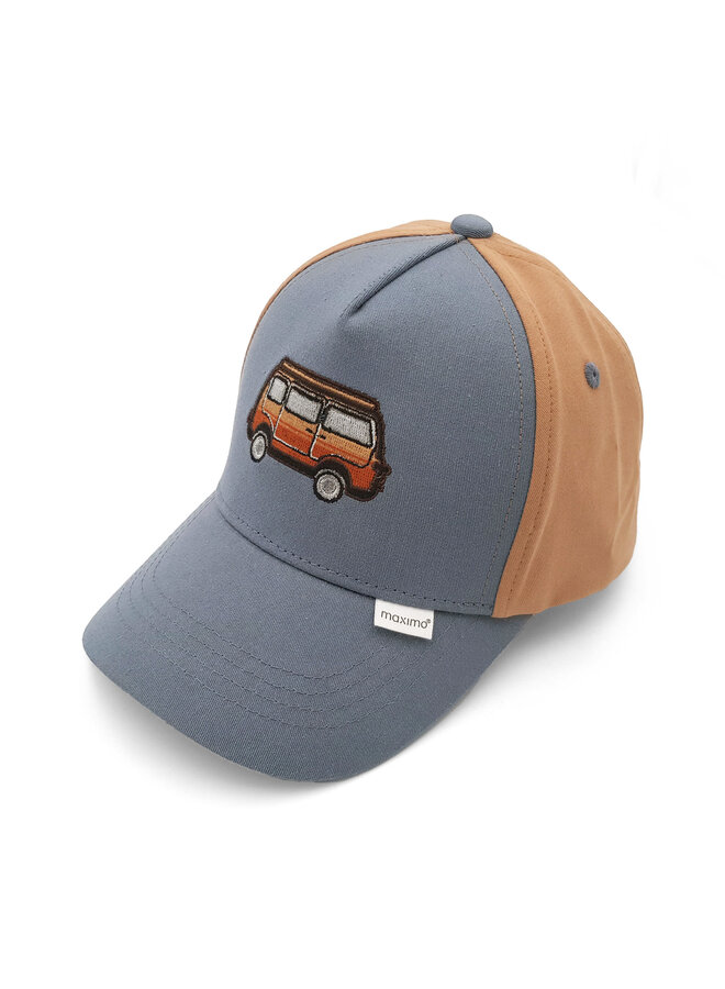 KIDS BOY-cap, camping bus 63503-174776 | blue/braun (6313)