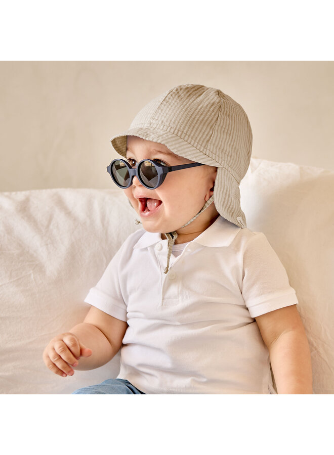 BABY-cap, visor, seersucker 64500-157900 | beige-streifen (62)