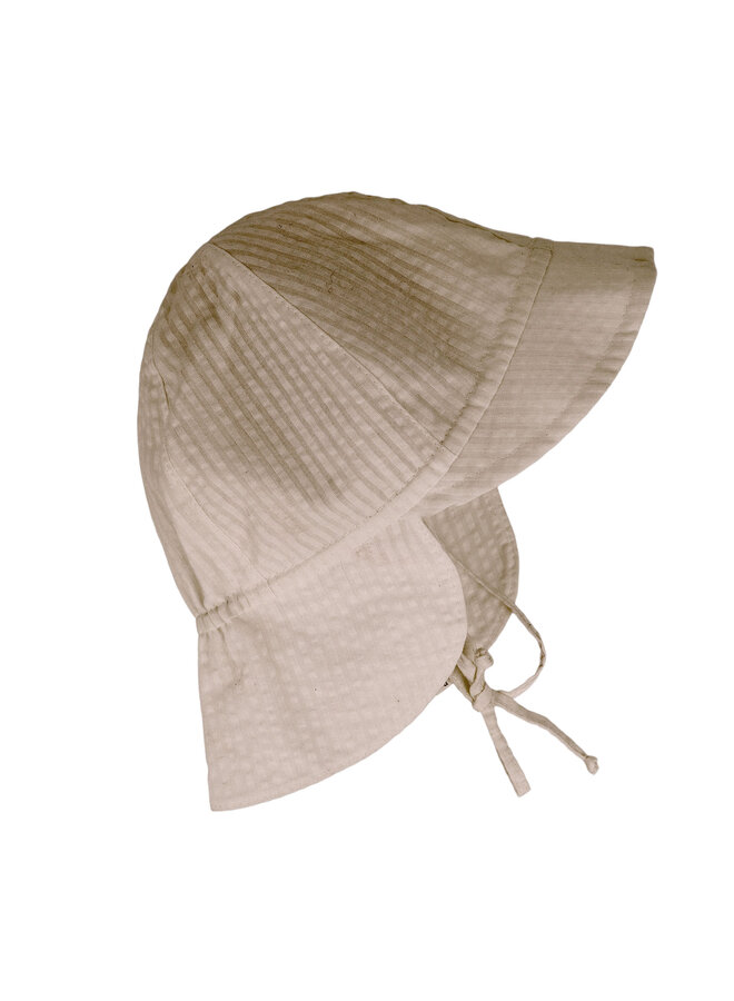 BABY-cap, visor, seersucker 64500-157900 | beige-streifen (62)