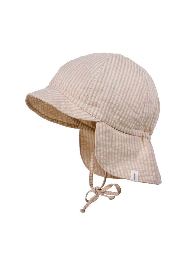 BABY-cap, visor, seersucker 64500-157900 | beige-streifen (62)